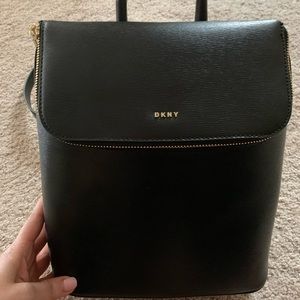NWT Leather DKNY back pack